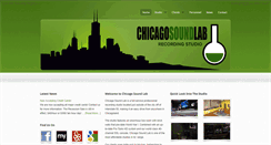 Desktop Screenshot of chicagosoundlab.com